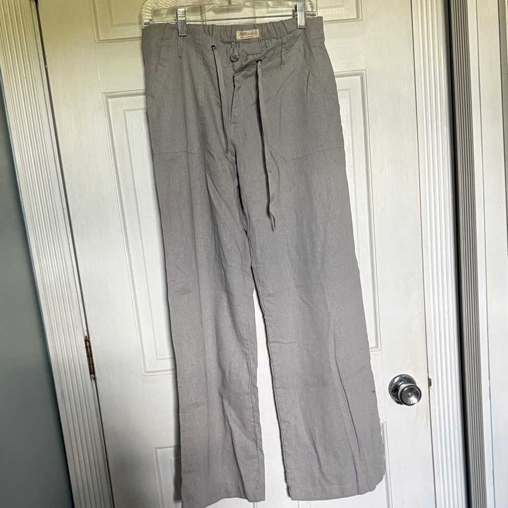 Just Living Women's Gray Wide Leg Pants